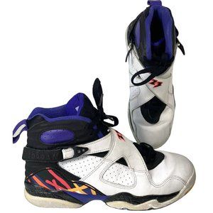 Nike Air Jordan 8 Retro Three-Peat Basketball Sneakers 305368-142 Kid 6 Women 8